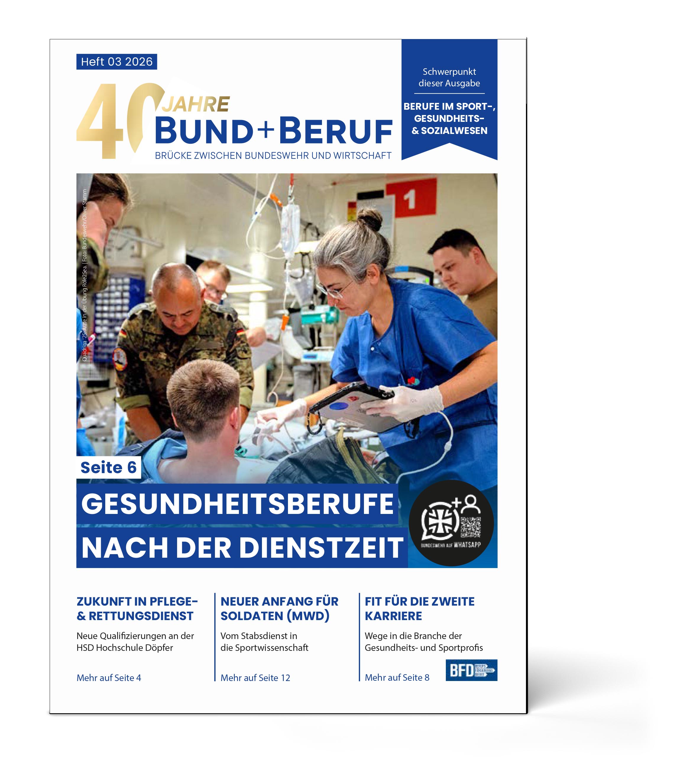 Titelseite des Magazins "Bund+Beruf" Ausgabe 03 2026